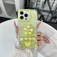 Coque de téléphone 3D avec fleurs et paillettes, motif papillon, anti-chute, pour ZTE Blade V80 V70 V60, coque de protection tendance pour filles