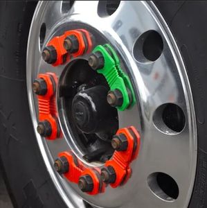 Tuerca de rueda de plástico Multicolor, indicadores de retención de bloqueo, tuerca de rueda suelta de 32mm/33mm para camiones, coches, nueva condición, hexagonal de 19mm - Product Image 3