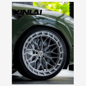 ล้ออัลลอยด์อะลูมิเนียมฟอร์จ XINLAI รุ่นใหม่ สีเทาซาติน ขอบลึกแบบเว้า  ขนาด 19-22 นิ้ว 5x112 5x114.3 5x120 สำหรับรถยนต์ Audi - Product Image 1
