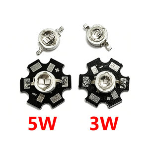 1 unidad de chip LED ultravioleta de alta potencia 3W 5W, luz UV púrpura 365nm 375nm 380nm 385nm 395nm 400nm 405nm - Product Image 1