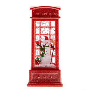 زينة عيد الميلاد الجديدة عبر الحدود nuohan كرة كريستال ضوء الثلج كشك الهاتف الثلوج gif - Product Image 6