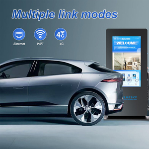 Nouvelle station de <span class=keywords><strong>recharge</strong></span> commerciale pour véhicules électriques DC à double chargeur de 3e niveau, 60 kilowatts, OCPP1.6, avec terminal de paiement - Product Image 3