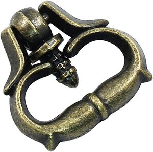 Piutouyar Pcs Mini Pull Handles Antique Bronze <b>Cabinet</b> Handles Self Tapping Screws Knobs Metal <b>Small</b> Drawer Pulls For Jewelry Bo - Product Image 4