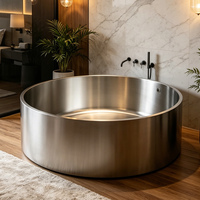 Bain de glace D&C durable et de haute qualité, double fonction chaud/froid, en acier inoxydable 304, capacité 2-4 personnes, système de refroidissement