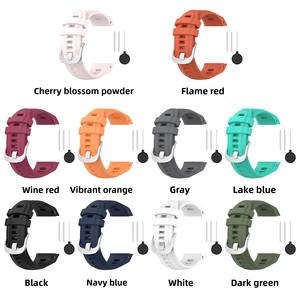 Bracelets de montre intelligente en silicone souple pour <span class=keywords><strong>bracelet</strong></span> <span class=keywords><strong>Garmin</strong></span> <span class=keywords><strong>Instinct</strong></span> 2S Band - Product Image 4