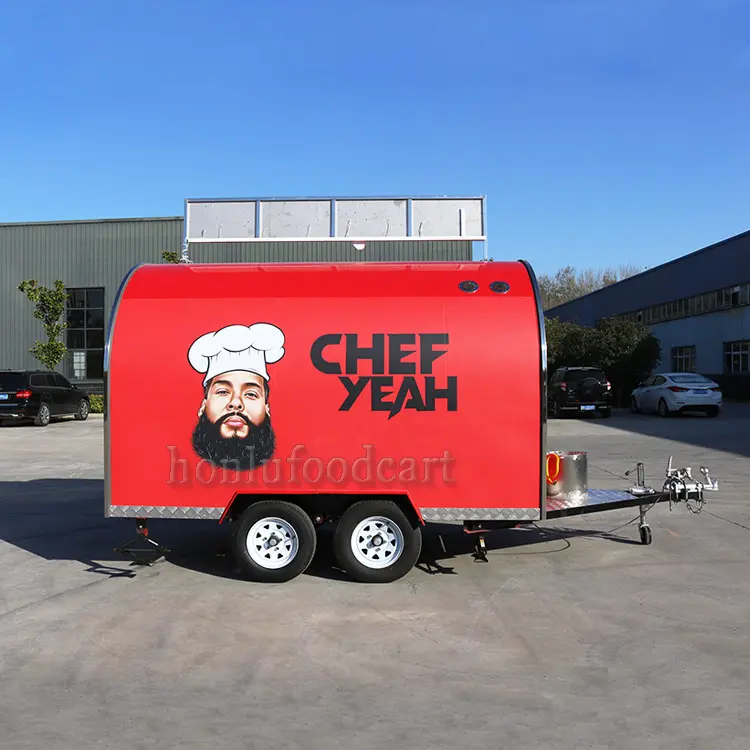 10 ft Food Trailers Kombi Van Food Truck Kenia Klein-Food-Truck zum Verkauf Saudi-Arabien