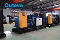 Générateur diesel à châssis ouvert haute efficacité 80 kW 90 kW triphasé 380 V 400 V à faible consommation de carburant pour usage commercial