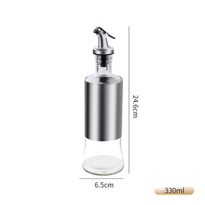 Bấm-loại mở và đóng chai dầu thủy tinh bằng thép không gỉ, chai nước tương, giấm container - Product Image 2