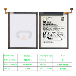<span class=keywords><strong>แบ</strong></span><span class=keywords><strong>ต</strong></span>เตอรี่ความจุสูง EB-BA205ABN สำหรับ Samsung A01 A02 A10s A11 A20 <span class=keywords><strong>A30</strong></span> A32<span class=keywords><strong>แบ</strong></span><span class=keywords><strong>ต</strong></span>เตอรี่ทดแทน<span class=keywords><strong>แบ</strong></span><span class=keywords><strong>ต</strong></span>เตอรี่ลิเธียมไอออน5000Mah - Product Image 4