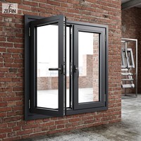 Ventana de Aluminio Superior a Prueba de Huracanes para Complejos Residenciales Costeros, Ventana de Aluminio Estilo Europeo
