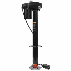 <span class=keywords><strong>Cric</strong></span> électrique 12V pour attelage <span class=keywords><strong>de</strong></span> remorque en A, capacité <span class=keywords><strong>de</strong></span> levage 3500 lb, avec pied <span class=keywords><strong>de</strong></span> support et housse <span class=keywords><strong>de</strong></span> protection incluses - Product Image 1