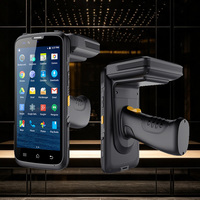 قارئ RFID UHF/NFC محمول باليد مع ماسح ضوئي للباركود ورمز الاستجابة السريعة، جهاز PDA مع تقنية التعرف على الوجه وبصمة الإصبع