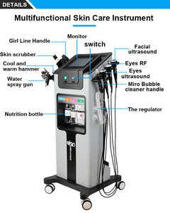 2021 New Arrival Facial Pore Cleaner Vacuum Blackhead Remover Hydro-microdermabrasion Machine - Product Image 2