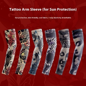Manga Protectora Solar Exclusiva para Clientes Antiguos, Transpirable, de Seda Helada, con Diseño Floral, para <span class=keywords><strong>Hombre</strong></span>, Modelo 369 - Product Image 2