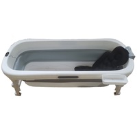 Baignoire pliante compacte longue baignoire portable maison autoportante trempage sueur sauna divertissement baignoire de douche pliable avec couvercle