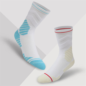 ECO-friendly <strong>Polyester</strong> <strong>Socks</strong>. Quality Basketball <strong>Socks</strong> Graphic Customized Ankle VentMesh Compression <strong>Socks</strong> - Product Image 3