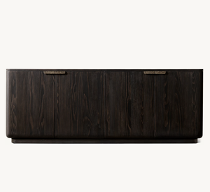 Aparador de 4 puertas Ciro hecho a mano de abeto europeo cepillado con alambre de diseño contemporáneo moderno OEM Sassanid - Product Image 5