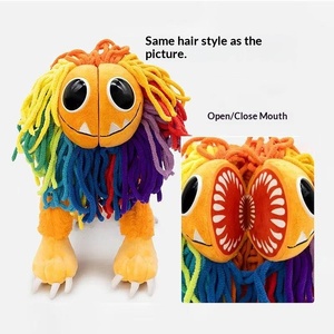 Nuevo Producto Transfronterizo: Peluche Yarnaby Bobby Colorido, Muñeco León de 10 Pulgadas con Relleno de Algodón PP para Gamers y Cosplay - Product Image 1