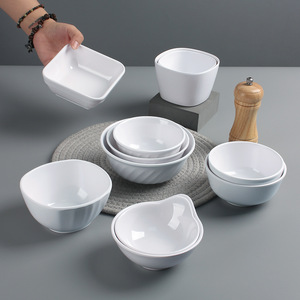 Tazones pequeños de melamina, tazones para condimentos de restaurantes comerciales de hot pot, tazones para arroz de catering, tazones para sopa, imitación - Product Image 1