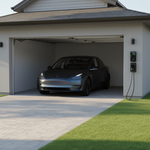 เครื่องชาร์จรถยนต์ไฟฟ้าระดับ 2 ขนาด 32 แอมป์ 240 โวลต์ สายยาว 25 ฟุต ปลั๊ก 14-50P หน้าจอ LCD รองรับหัวชาร์จ J1772 แบบติดตั้งในตัว - Product Image 2