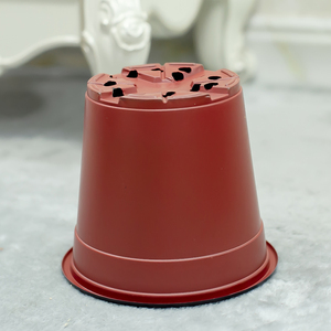 กระถางดอกไม้ดินเผาสองสี5,6 7,8ซม. เส้นผ่าศูนย์กลางด้านบนขนาดเล็กพลาสติก PP รีไซเคิลมีรูระบายน้ำ - Product Image 1