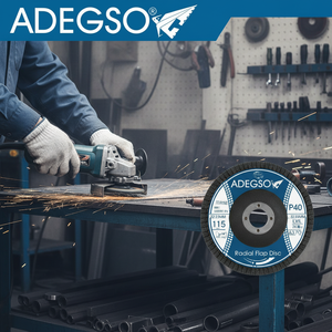 Commercio all'ingrosso 115mm X 2223mm disco a lembo a grana 40 per levigatura e lucidatura in metallo dischi di levigatura - Product Image 2