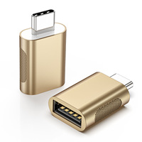 Convertidor OTG USB-C a USB3.2 Gen2 de 10 Gbps, Adaptador USB-C a USB-A para MacBook Air