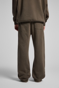 <span class=keywords><strong>Pantaloni</strong></span> Larghi da Uomo <span class=keywords><strong>in</strong></span> Felpa Pesante 420GSM, Stile Vintage Acid Wash, Streetwear Personalizzato, <span class=keywords><strong>con</strong></span> Orlo Aperto - Product Image 3