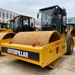 รถบดอัดดินแบบสั่นสะเทือน CAT CS-683E มือสอง เครื่องยนต์ดีเซล กำลัง 129 กิโลวัตต์ น้ำหนัก 18 ตัน ความสามารถในการบดอัดความลาดชัน 45% แรงบดอัด 257 กิโลนิวตัน รถบดถนน - Product Image 1