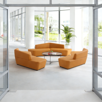 Canapé modulaire inclinable en tissu, moderne, 3 places, pour cinéma ou bureau, fauteuil paresseux, éponge haute densité, fabrication directe OEM ODM