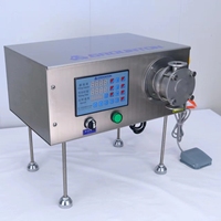 Machine de remplissage semi-automatique à pompe rotative auto-amorçante pour liquides visqueux, huile lubrifiante, lotion, sirop de miel