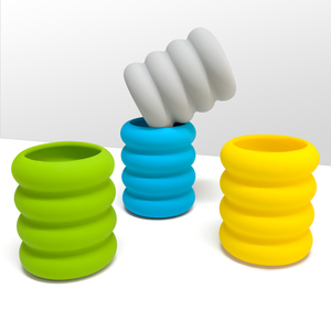 Vente en gros de porte-stylos en silicone, boîte de rangement pour stylos de bureau, organisateur de papeterie - Product Image 4