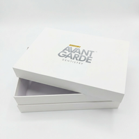 Boîte en Carton Rigide Blanche en Deux Pièces avec Couvercle et Fond, Personnalisable Sans Logo, Boîte Cadeau Blanche Vierge