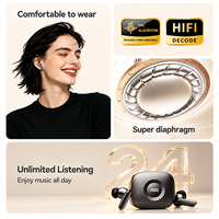 AOC Wireless 5.4 Earbuds ENC Noise Cancelling TWS Earphones HiFi Stereo Mic Touch Control Headphones OEM ODM Grosir