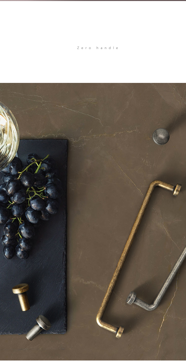 EADER Cabinet and wardrobe handle new retro American hardware antique bronze ancient silver simple cabinet door handle