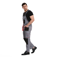 Salopette de travail pour homme personnalisée, patchwork, multi-poches, renforcée, avec genouillères en Cordura