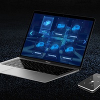 Tenhanyun Nuevo Lector RFID de Escritorio USB de Plástico, Protocolo ISO 18000-6C, Bajo Consumo de Energía, Lector/Escritor UHF de 860-960MHz, 0-50cm