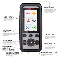 Autel MaxiDiag-herramienta de diagnóstico para coche, escáner OBD2 MD806 Pro, todos los sistemas