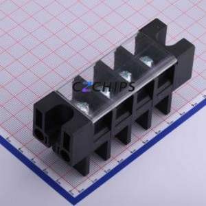 KF47S-16.0-4P Barrier Terminal Block P=16mm Connector ( Barrier Type: With Cover Plate )( Pitch: 16mm )( Construction: 1x4P ) - Product Image 1