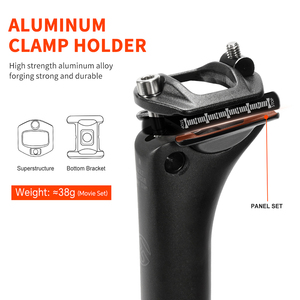 Tubo de Asiento de Bicicleta de Fibra de <span class=keywords><strong>Carbono</strong></span> de Alta Calidad, LONGITUD 350/400mm, para Bicicleta de Montaña y Carretera, Piezas de Bicicleta OEM ODM - Product Image 5