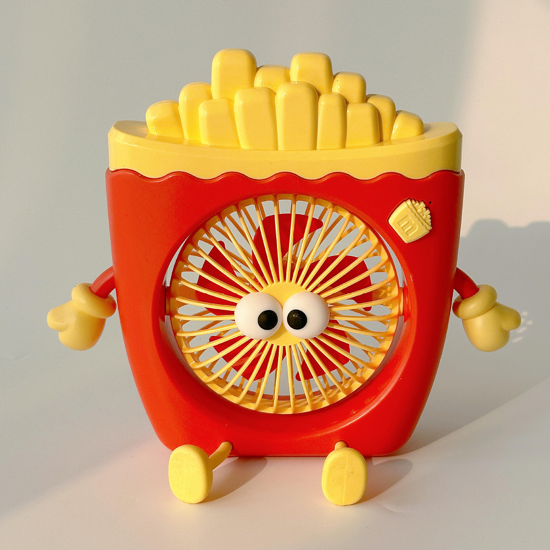 Ventilateur frites-rouge