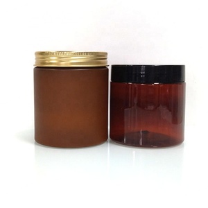 50ml 100ml 120ml 150ml 200ml Empty Clear Amber <b>Plastic</b> PET Cosmetic <b>Jars</b> for Skin Care & Lipstick Packaging - Product Image 5