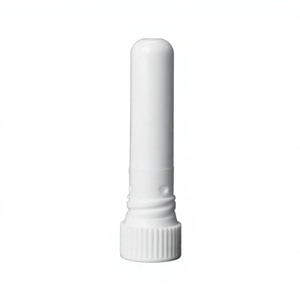 Tubes inhalateurs nasaux vides pour huiles essentielles, tubes inhalateurs à usage unique avec mèche en coton - Product Image 1