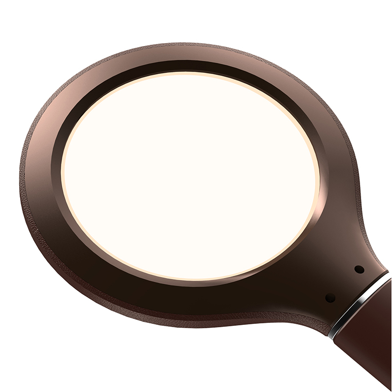 10W Col De Cygne Imitation Cuir LED Lampe De Table Lampe de Bureau Avec Sortie Usb