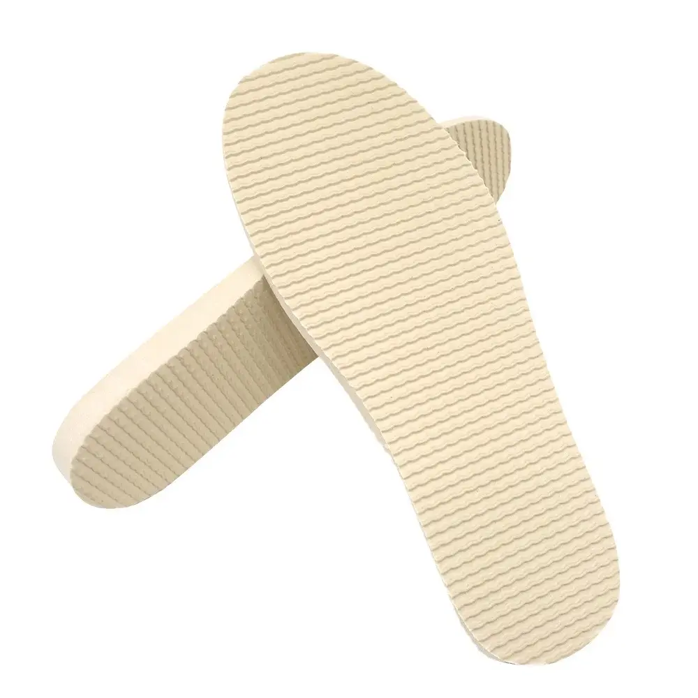 Pabrik Polandia garis Pria Wanita EVA pemain wedge sol bahan geser sol sandal eva sol luar untuk sandal
