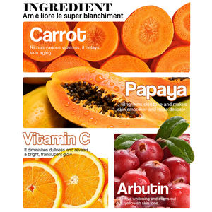 Set de Cuidado de la Piel de Marca Privada con Arbutina y Caroteno, Previene Arrugas y Piel Seca, Hidratante, Aclarante, Blanqueador - Product Image 5