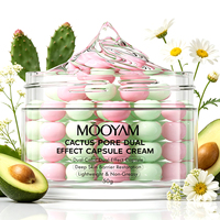Crème Visage en Capsule Double Effet MOOYAM Cactus Pore 50g Hydratation Longue Durée Fabrication OEM Personnalisée
