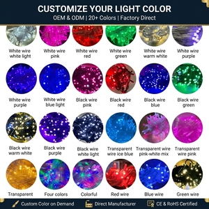 <span class=keywords><strong>Guirlande</strong></span> <span class=keywords><strong>Lumineuse</strong></span> LED Décorative Multicolore de Noël et Fêtes Personnalisable <span class=keywords><strong>Extérieur</strong></span> Étanche IP65 - Product Image 3