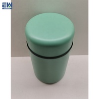 Portable Double Paroi Vide Thermique Boîte À Lunch En Acier Inoxydable Braisé Bécher Silicone Cuillère Isolé Enfant Alimentaire Chaud Couvercles Bébés