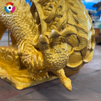 Modèle de dragon animatronique artificiel de dragon de style chinois de simulation grandeur nature Offre Spéciale pour l'exposition